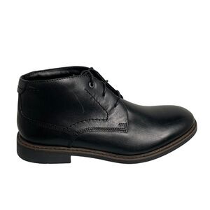 Rockport Mens Chukka Boot in Black Leather. H79978